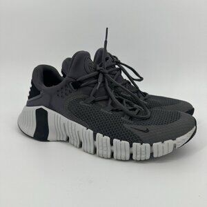 Nike Free Metcon 4 Low Gray Black Training Shoes Mens Size 10 CT3886-011 Gym